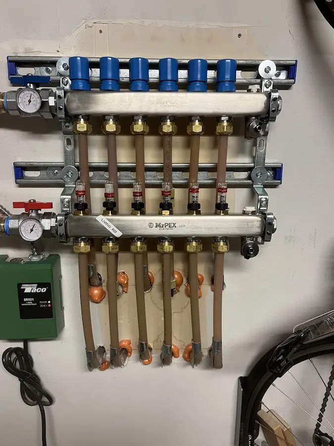 Plumber performing Leak Detection at a residential property in Meridian